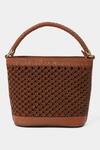Ritu Kumar_Brown Designer Weave Handbag _Online_at_Aza_Fashions