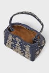 RI.Ritu Kumar Blue Embroidery Designer Handbag Online at Aza Fashions RI.Ritu Kumar_Blue Embroidery Designer Handbag _Online_at_Aza_Fashions