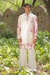 Buy_Soniya G_Ivory Silk, Cotton Digital Print Kurta Set _Online_at_Aza_Fashions