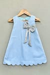 Buy_Label Neeti_Blue Denim Shimmer Dress _at_Aza_Fashions