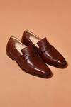 Buy_Dmodot_Brown Leather Designer Shoes _at_Aza_Fashions