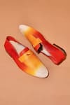 Shop_Dmodot_Red Sunset Designer Loafers _at_Aza_Fashions