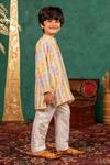 Buy_Jilmil Dreamwear_Pink Cotton Multi Coloured Traditional Print Kurta Set _Online_at_Aza_Fashions
