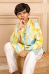 Shop_Jilmil Dreamwear_Multi Color Cotton Digital Printed Kurta And Pant Set _Online_at_Aza_Fashions