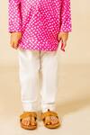 Shop_Jilmil Dreamwear_Pink Silk Digital Printed Kurta And Pant Set _Online_at_Aza_Fashions
