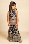 Buy_Jilmil Dreamwear_Black Silk Embroidery Dola Set _at_Aza_Fashions