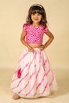 Buy_Jilmil Dreamwear_Pink Cotton Embroidered Top And Lehenga Set _Online_at_Aza_Fashions