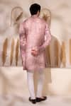 Shop_Char Chaand_Pink Satin, Silk Embroidery Designer Blush Kurta _at_Aza_Fashions