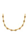 ESME_Gold Plated Designer Choker _Online_at_Aza_Fashions