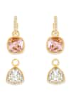 Shop_ESME_Gold Plated Imitation Gemstones Multi Color Earrings _at_Aza_Fashions