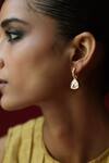 Buy_ESME_Gold Plated Imitation Gemstones Multi Color Earrings _at_Aza_Fashions