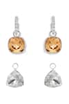 Buy_ESME_Silver Plated Stones Designer Multi-color Earrings _Online_at_Aza_Fashions