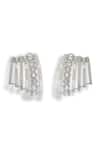 Buy_Esme By Aashna Dalmia_Silver Plated Imitation Gemstones Designer Earrings _Online_at_Aza_Fashions