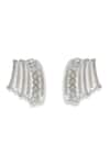Shop_Esme By Aashna Dalmia_Silver Plated Imitation Gemstones Designer Earrings _at_Aza_Fashions