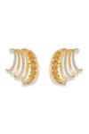 Buy_Esme By Aashna Dalmia_Gold Plated Gemstones, Rhinestones Designer Earring _Online_at_Aza_Fashions