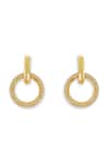 Esme By Aashna Dalmia_Gold Plated Designer Earrings _Online_at_Aza_Fashions