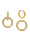 Shop_Esme By Aashna Dalmia_Gold Plated Designer Earrings _at_Aza_Fashions
