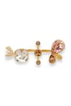Buy_Esme By Aashna Dalmia_Gold Plated Gemstones Rosegold Designer Ring _Online_at_Aza_Fashions