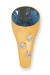 Buy_Esme By Aashna Dalmia_Blue Gemstones Designer Gold Plated Ring _Online_at_Aza_Fashions