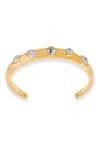 Esme By Aashna Dalmia_Gold Plated Crystals White Stone Bracelet _Online_at_Aza_Fashions