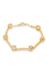 Esme By Aashna Dalmia_Gold Plated Gemstones Designer Bracelet _Online_at_Aza_Fashions
