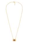 Shop_Esme By Aashna Dalmia_Gold Plated Purple Pendant Necklace _at_Aza_Fashions
