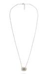 Buy_Esme By Aashna Dalmia_Silver Plated Pendant Necklace _at_Aza_Fashions