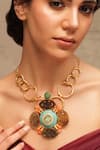 Buy_Joules By Radhika_Multi Color Majestic Bond Bespoke Necklace _at_Aza_Fashions