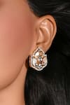 Buy_Joules By Radhika_Gold Plated Stones Kundan Twilight Earrings _at_Aza_Fashions