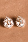 Shop_Joules By Radhika_Gold Plated Stones Kundan Twilight Earrings _at_Aza_Fashions