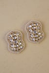Buy_Joules By Radhika_Gold Plated Crystals, Beads Radiant Rajkumari Earrings _at_Aza_Fashions