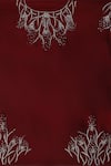 Buy_Anita Kanwal_Maroon Silk, Tissue Designer Banarasi Saree With Unstitched Blouse Piece _Online_at_Aza_Fashions
