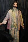 Til_Multi Color Cotton Multi-print Achadda Puffer Jacket _Online_at_Aza_Fashions