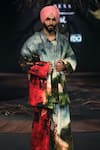 Til_Multi Color Cotton Hand Painted Oversized Jacket _Online_at_Aza_Fashions