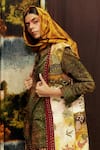 Til_Multi Color Cotton Hand Painted Long Overlay _Online_at_Aza_Fashions