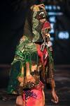 Shop_Til_Green Galaxy Embroidered Overlay _at_Aza_Fashions