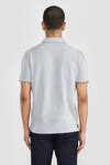 Shop_PERONA_Gray Cotton, Polyester Brandon Designer T-shirt _at_Aza_Fashions