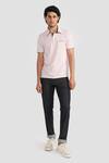 PERONA_Pink Cotton, Polyester Designer T-shirt _Online_at_Aza_Fashions
