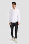 Buy_PERONA_White Linen Ronan Shirt _Online_at_Aza_Fashions