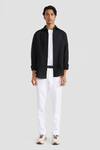 Buy_PERONA_Black Linen Ronan Shirt _Online_at_Aza_Fashions