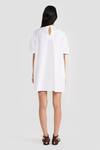 Shop_PERONA_White Cotton High Neck Kiana Dress _at_Aza_Fashions