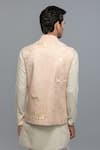 Shop_Rohit Bal_Ivory Silk Embroidery Nehru Jacket _at_Aza_Fashions