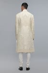 Shop_Rohit Bal_Ivory Silk Embroidery Matka Sherwani _at_Aza_Fashions