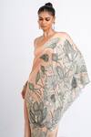 Shop_Studio 113_Blush Satin, Silk Embroidery Designer Floral Saree _Online_at_Aza_Fashions