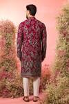 Shop_Kasbah_Pink Georgette Embroidery Floral Chikankari Kurta _at_Aza_Fashions