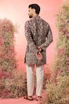 Shop_Kasbah_Wine Georgette Embroidery Chikankari Kurta _at_Aza_Fashions