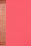 Naaritva India_Orange Crepe, Silk, Chiffon Handwoven Work Banarasi Saree With Running Blouse _Online_at_Aza_Fashions
