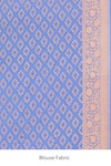 Naaritva India_Blue Crepe, Silk, Chiffon Dusky Handwoven Banarasi Saree With Running Blouse _Online_at_Aza_Fashions
