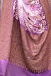 Buy_Naaritva India_Purple Crepe, Silk, Chiffon Zari Handwoven Banarasi Saree With Running Blouse 