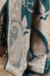 Buy_Naaritva India_Green Zari Handwoven Banarasi Saree With Running Blouse 